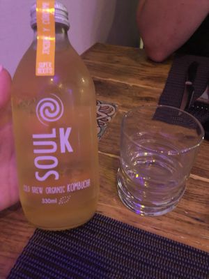 Kombucha de cúrcuma y jengibre  at Verdeando in Denia