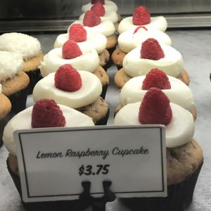 lemon raspberry cupcakes  at Beatnic - Bleecker St in New York City