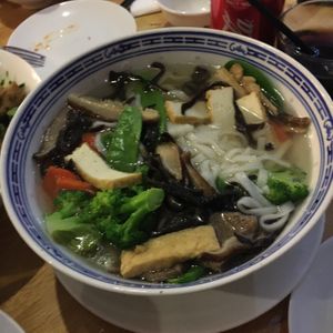 Vegan beef pho at Mai Kitchen in Ferryden Park