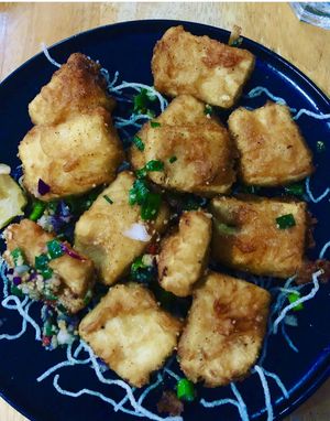 My favourite salt and pepper tofu 👌  at Mai Kitchen in Ferryden Park