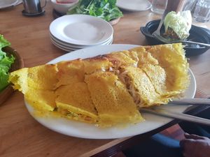 Savoury pancake at Mai Kitchen in Ferryden Park