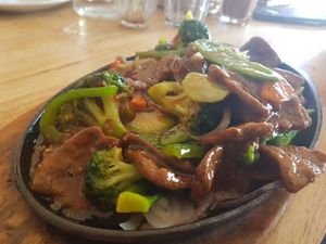 Vegan beef at Mai Kitchen in Ferryden Park