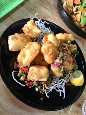 Salt and pepper tofu at Mai Kitchen in Ferryden Park