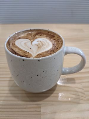 Soy cappuccino at The Beet Bar in Townsville