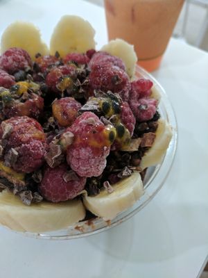 chocolate luxe bowl at The Beet Bar in Townsville