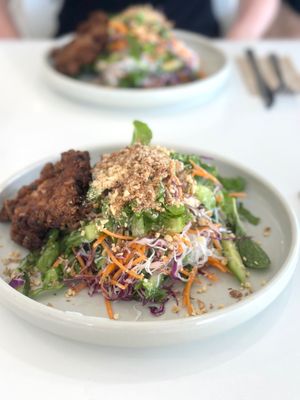 Saigon noodle salad is amazing! Available vegan and vego  at The Beet Bar in Townsville