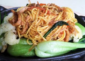 I like this dish. It's amazing!!! at Angkor Vegetarian Nutrition Restaurant in Phnom Penh