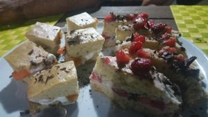 Desserts  at Podere Capanne in Rome