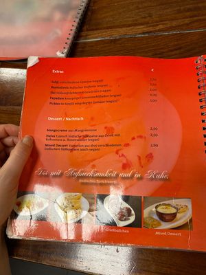 Extras und Desserts   at Namaste in Kassel
