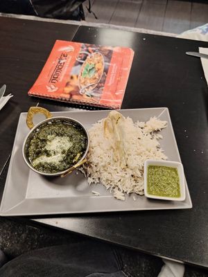 Palak tofu at Namaste in Kassel