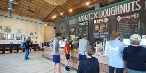 Inside at Vortex Doughnuts in Asheville