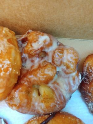 Vanilla apple fritter at Vortex Doughnuts in Asheville