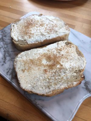 Cinnamon sugar toast￼  at Vortex Doughnuts in Asheville