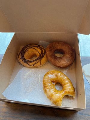 Awesome vegan doughnuts!  at Vortex Doughnuts in Asheville