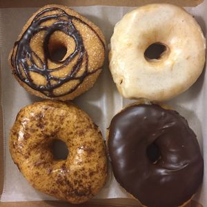 Vortex, chocolate, espresso, and vanilla at Vortex Doughnuts in Asheville