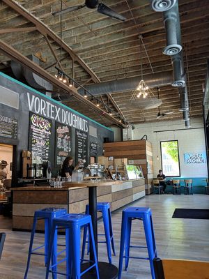 Vortex interior at Vortex Doughnuts in Asheville