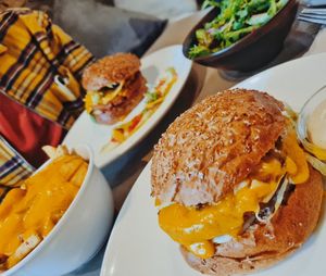 Truffle burger at Beet in Luxembourg City