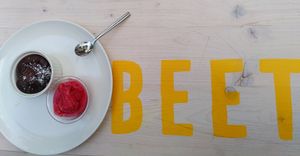 Fondant au chocolat at Beet in Luxembourg City