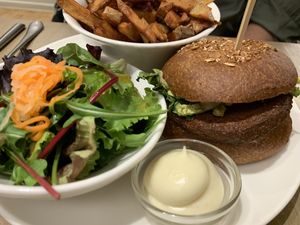 Truffle burger  at Beet in Luxembourg City