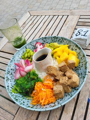 Poke bowl at Beet in Luxembourg City