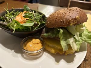 Double bbq burger #Veganuary at Beet in Luxembourg City