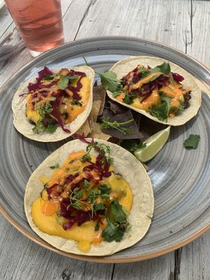 Pineapple tacos   at Beet in Luxembourg City