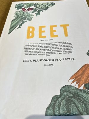 🥕  at Beet in Luxembourg City