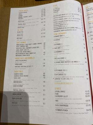 Menu 1  at Beet in Luxembourg City