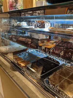 deserts at cafe section at Beet in Luxembourg City