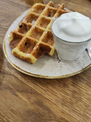Waffle at Beet in Luxembourg City