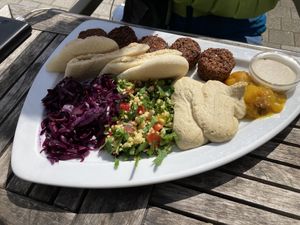 Falafel   at Beet in Luxembourg City