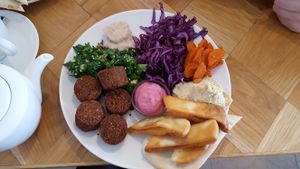 Shish falafel at Beet in Luxembourg City