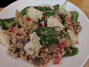 Quinoa salad at Beet in Luxembourg City