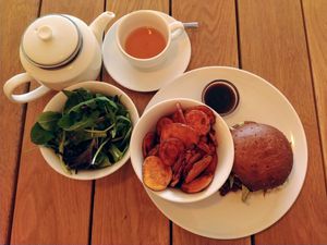 Beet's tasty barbecue burger :) at Beet in Luxembourg City