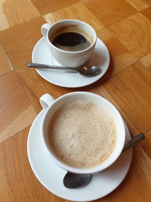 kaffee &,Cappuccino at Beet in Luxembourg City