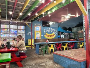 Outdoor porch  at Dat Dog - Freret St  in New Orleans