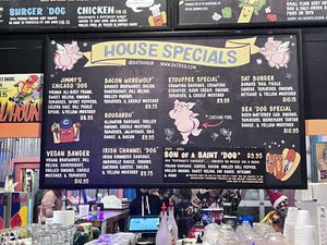 You can easily order the dog (most) and just say which vegan dog you want because they allow you to build your own!  at Dat Dog - Freret St  in New Orleans