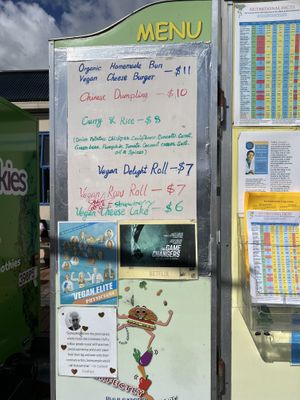 Menu  at Loving Hut Caravan in Nelson