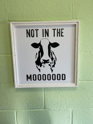 Love the art at Don't Have a Cow in Clarksville