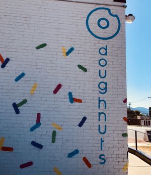 Great sign!  at The Big O Doughnuts in Salt Lake City