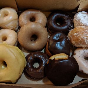 A dozen doughnuts 😍 at The Big O Doughnuts in Salt Lake City