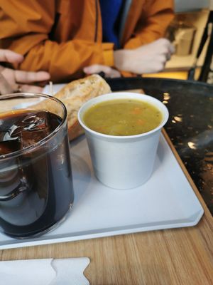 Split pea soup at CITRON in Tokyo