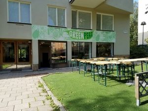 outside at Green Peas - Fridhemsplan in Stockholm