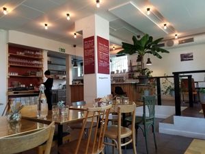 inside at Green Peas - Fridhemsplan in Stockholm