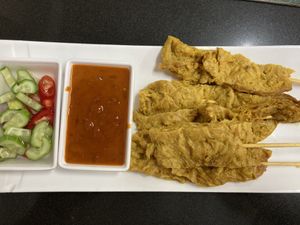 Pork lol  at Guan Yim in Lampang