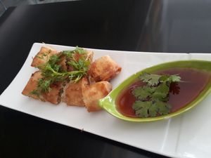 Spring rolls at Guan Yim in Lampang