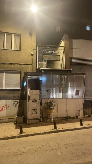 the restaurant from outside at Karuzo in Sarajevo