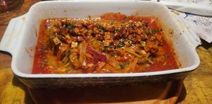 Oven seitan at Karuzo in Sarajevo