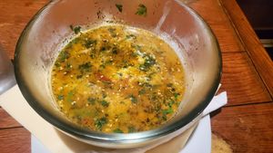 Thai Mushroom soup at Karuzo in Sarajevo