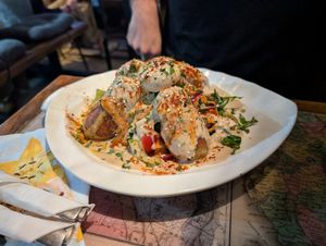 Vegan kebab at Karuzo in Sarajevo